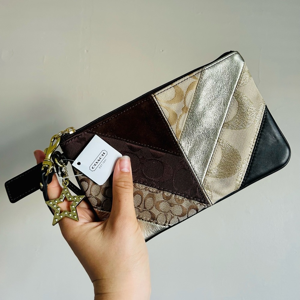 Coach Patchwork Collection Wristlet
